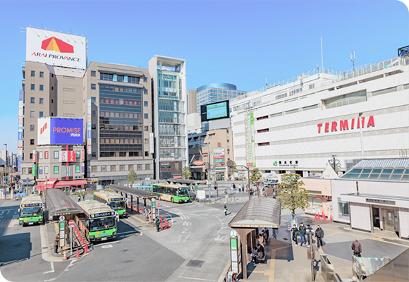 錦糸町駅から徒歩●分の好立地