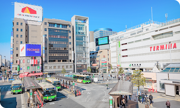錦糸町駅から徒歩●分の好立地